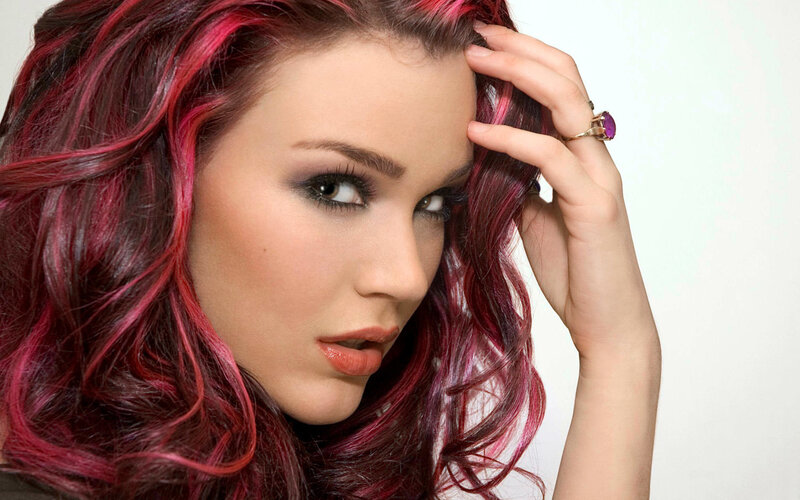 woman with red hair