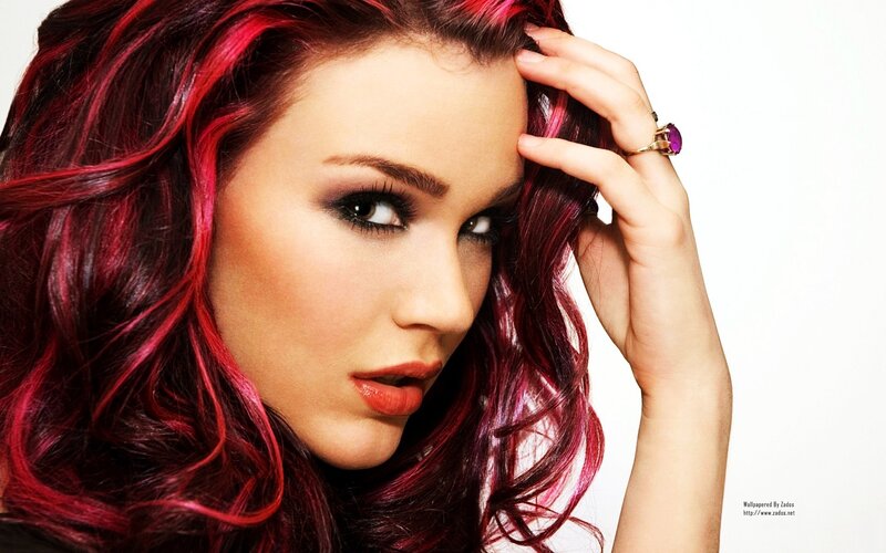 woman with red hair