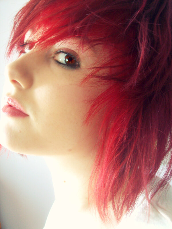 woman with red hair