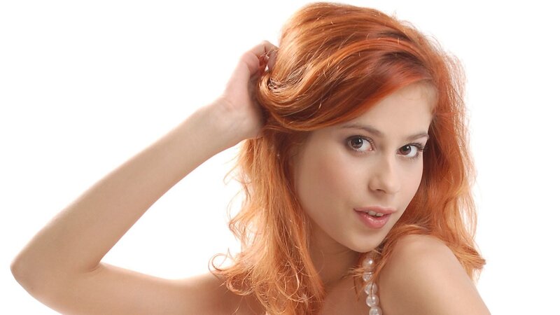 woman with red hair