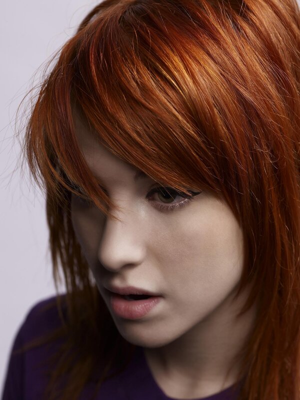 woman with red hair