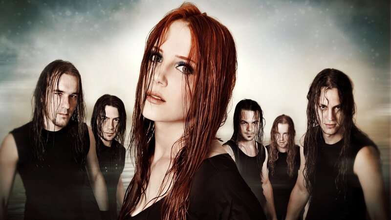 Woman with Red Hair and Band — Dramatic, Photograph