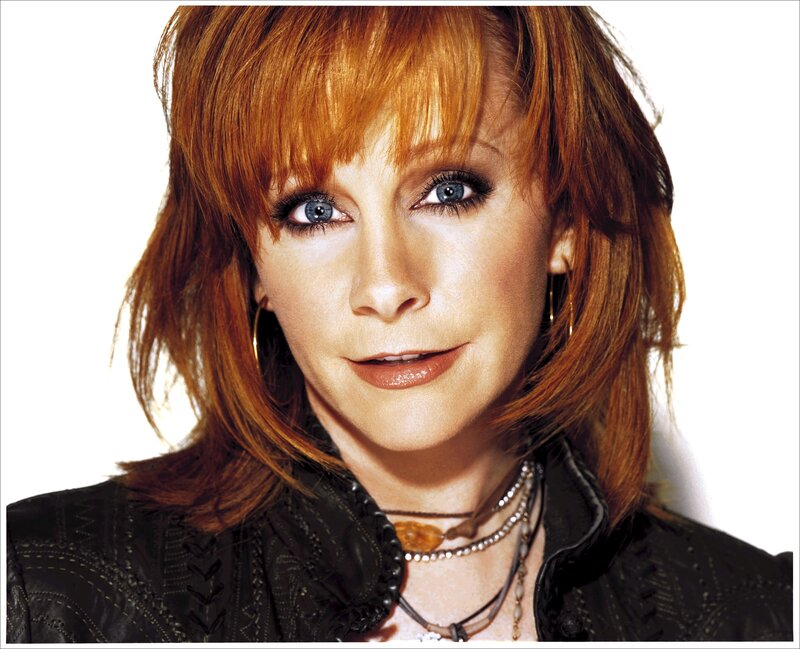 woman with red hair and blue eyes