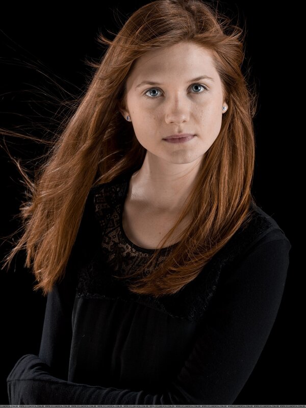 woman with red hair and blue eyes