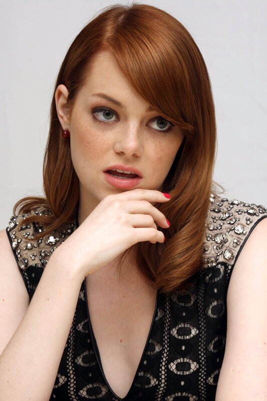 woman with red hair and freckles