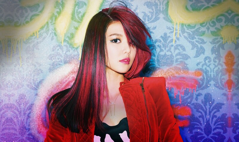 woman with red hair and jacket