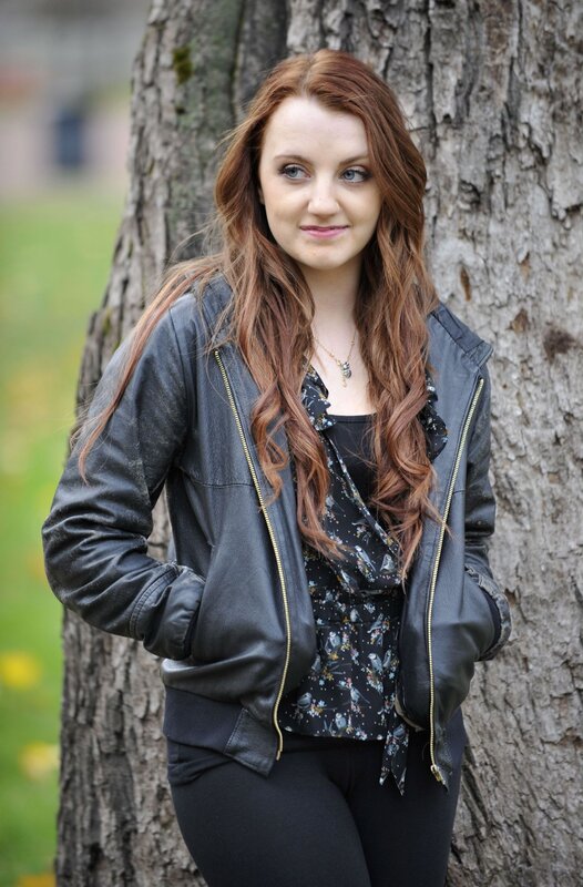 Woman with Red Hair — Black, Calm, Autumn