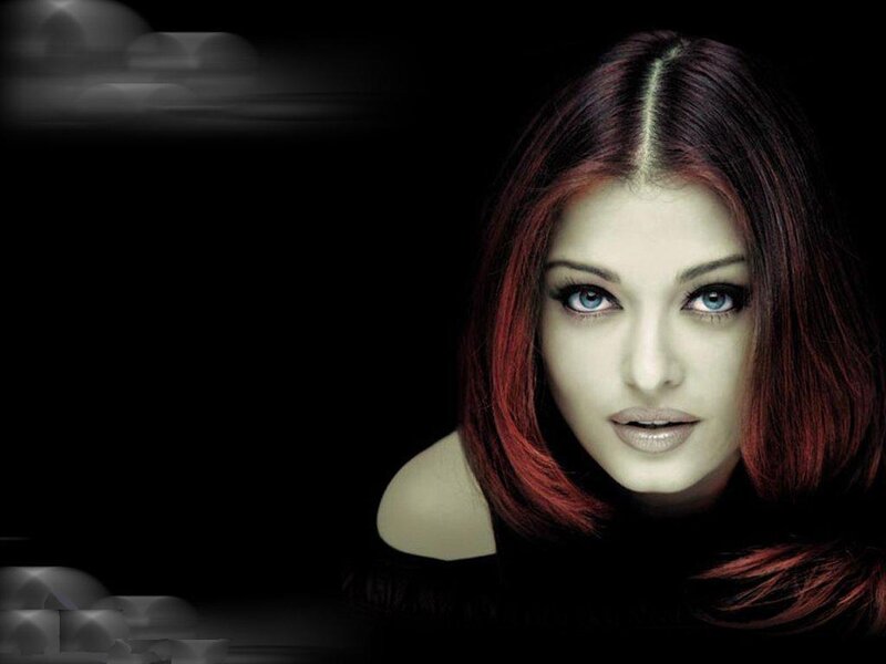 Woman with Red Hair — Black, Dramatic, Photograph, Eyes, Shoulder