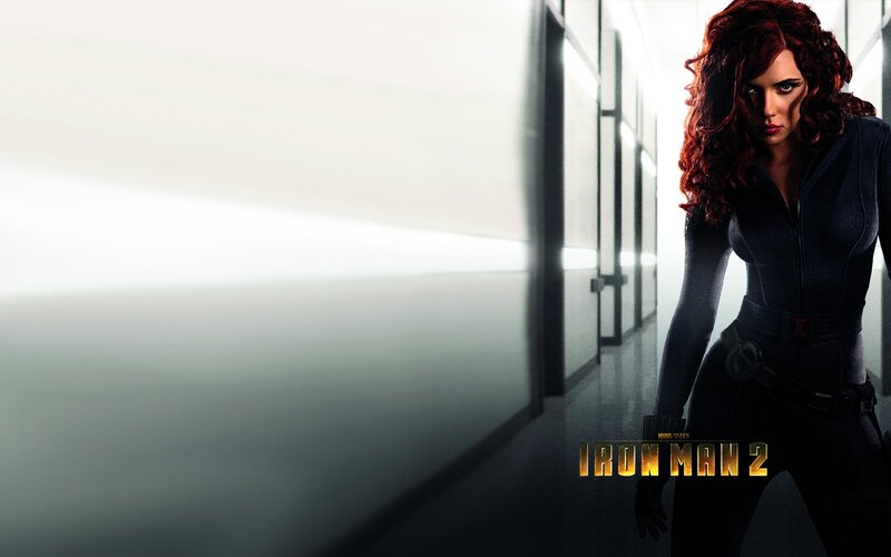 Woman with Red Hair — Black, Dramatic, Photograph, Hallway