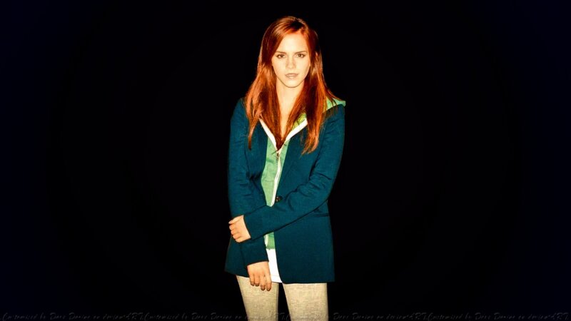 Woman with Red Hair — Black, Serious, Photograph, Jacket
