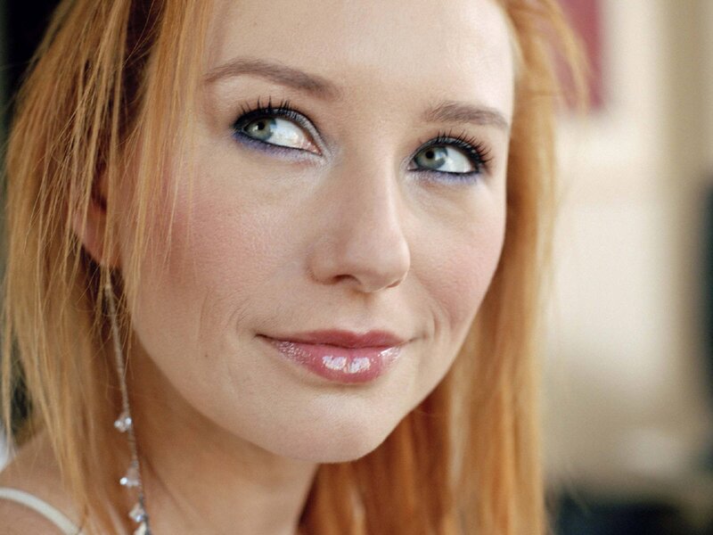 Woman with Red Hair — Blonde, Neutral, Photograph
