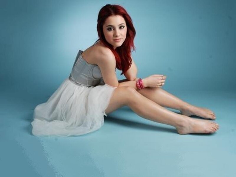 Woman with Red Hair — Blue, Calm, Photograph, Dress