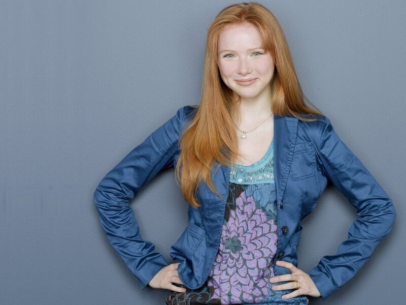 Woman with Red Hair — Blue, Confident, Photograph, Jacket