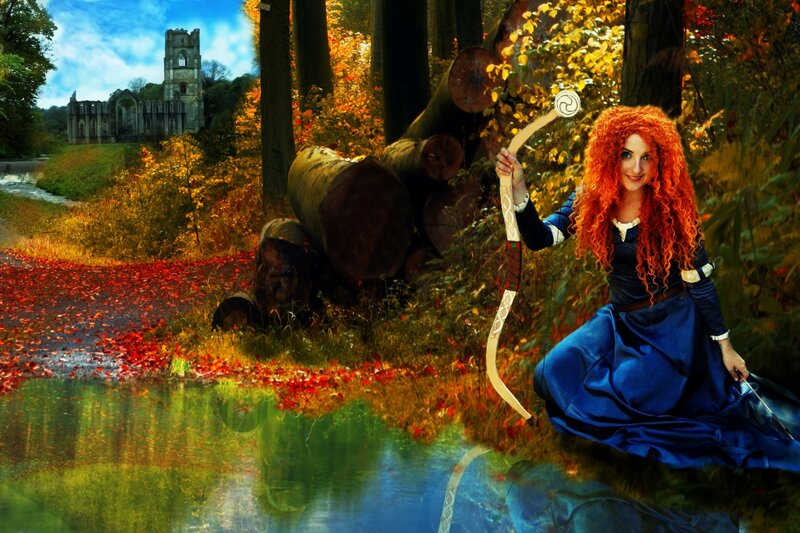 Woman with Red Hair — Blue, Dramatic, Autumn