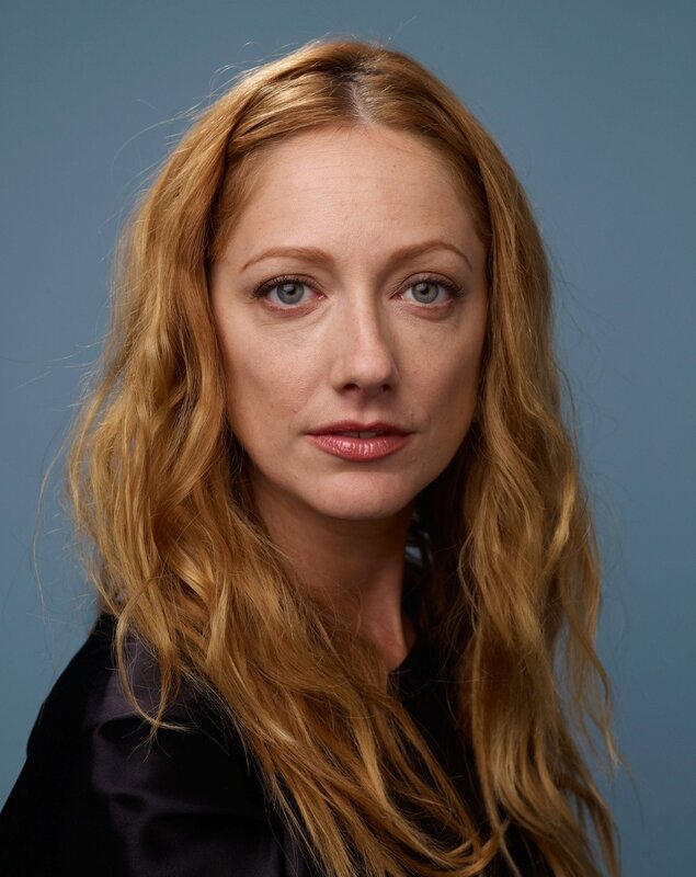 Woman with Red Hair — Blue, Neutral, Photograph, Blue Background