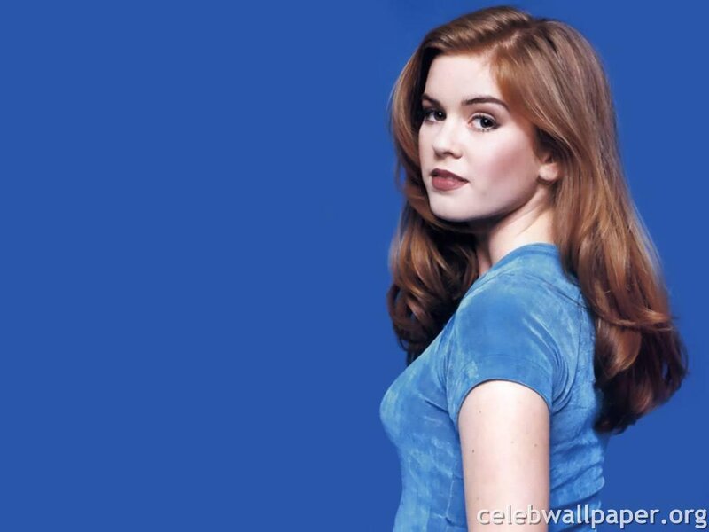 Woman with Red Hair — Blue