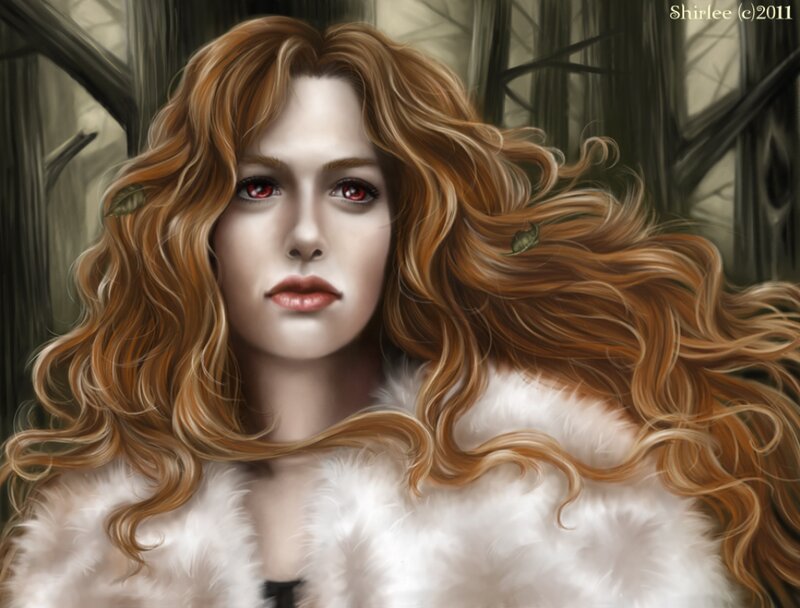 Woman with Red Hair — Brown, Dramatic, Autumn