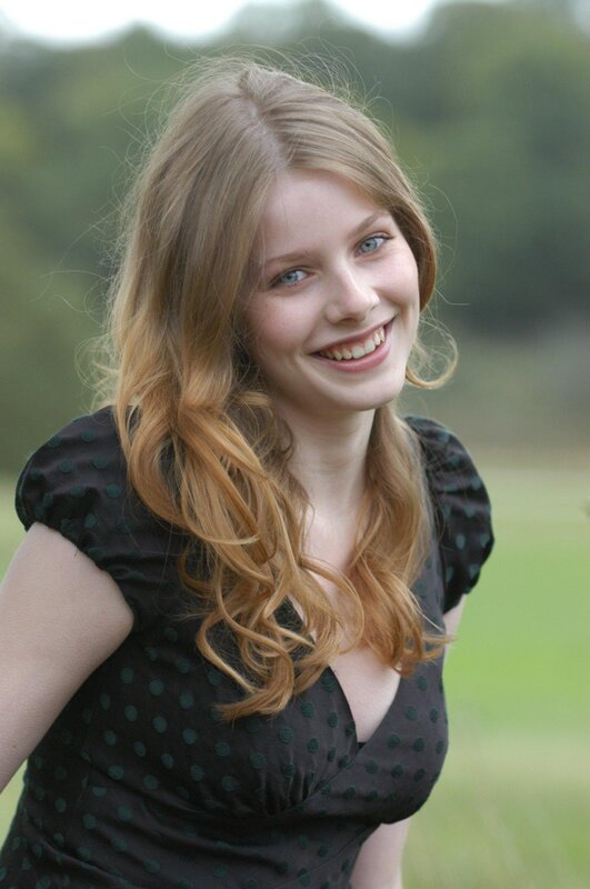 Woman with Red Hair — Brown, Happy, Afternoon