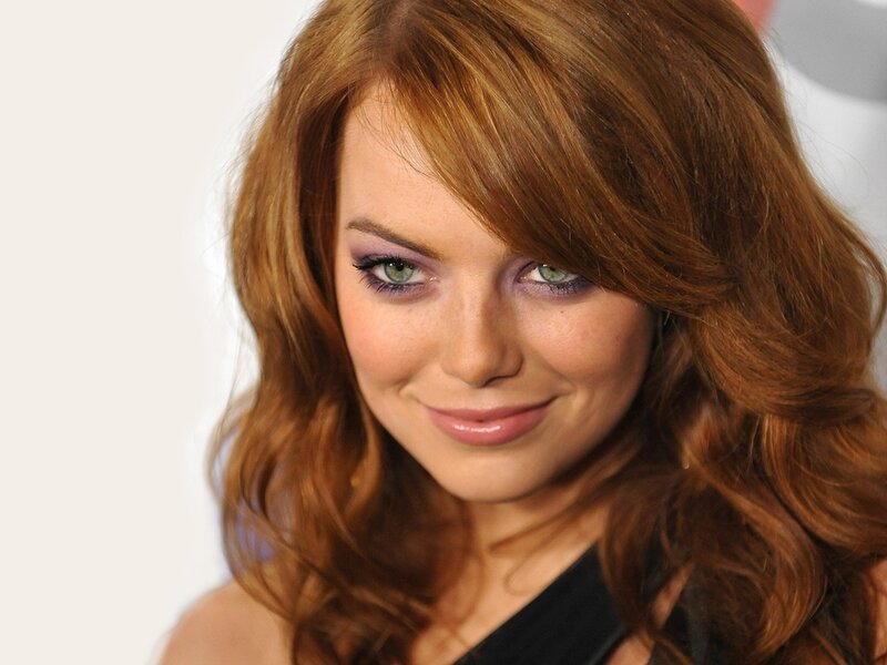 Woman with Red Hair — Brown, Neutral, Photograph, Makeup