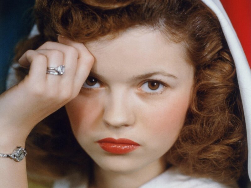 Woman with Red Hair — Brown, Serious, Photograph, Ring