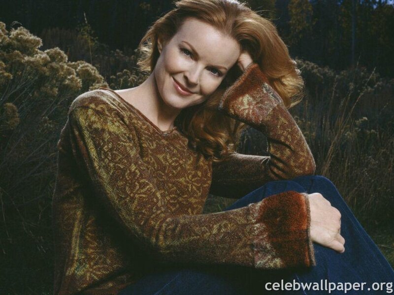 Woman with Red Hair — Brown