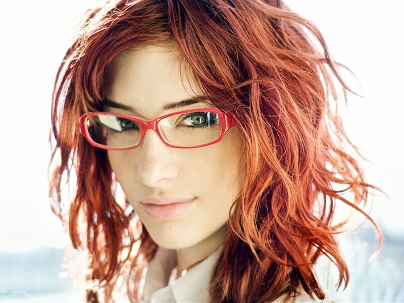 Woman with Red Hair — Calm, Photograph