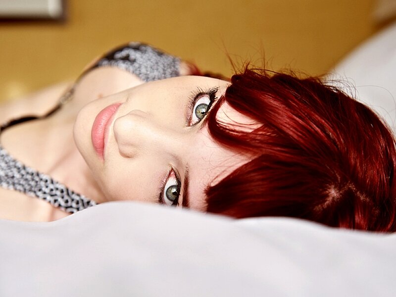 Woman with Red Hair — Calm