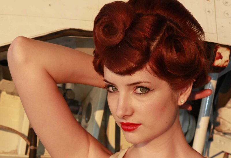 Woman with Red Hair — Confident, Photograph, Lipstick