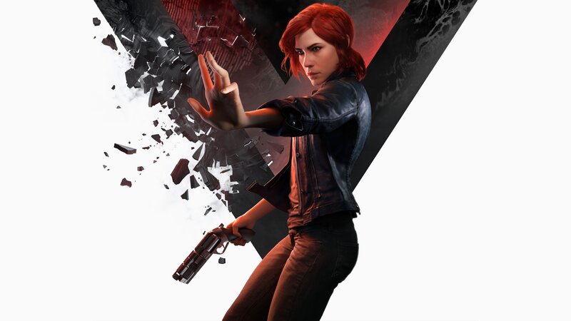 Woman with Red Hair — Dramatic, 3d Render, Gun