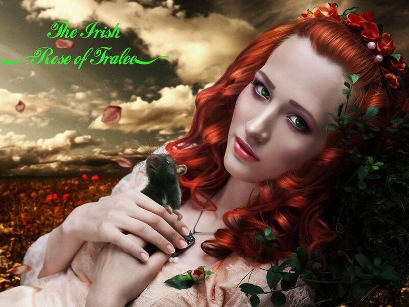 Woman with Red Hair — Dramatic, Afternoon, Digital Art, Rat