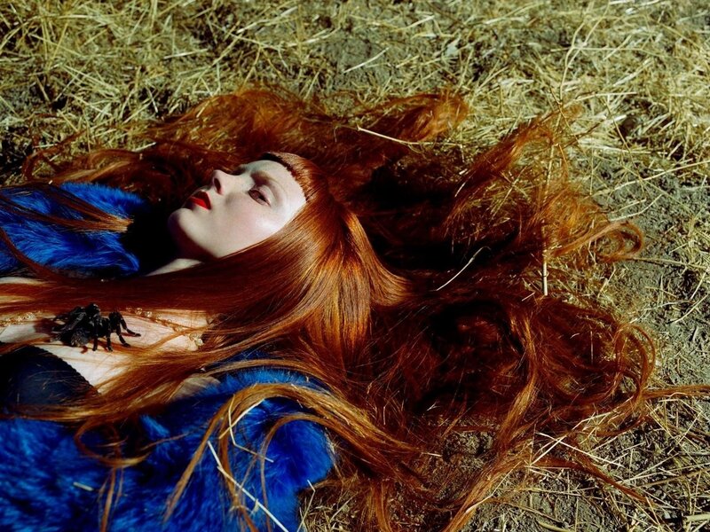 Woman with Red Hair — Dramatic, Afternoon