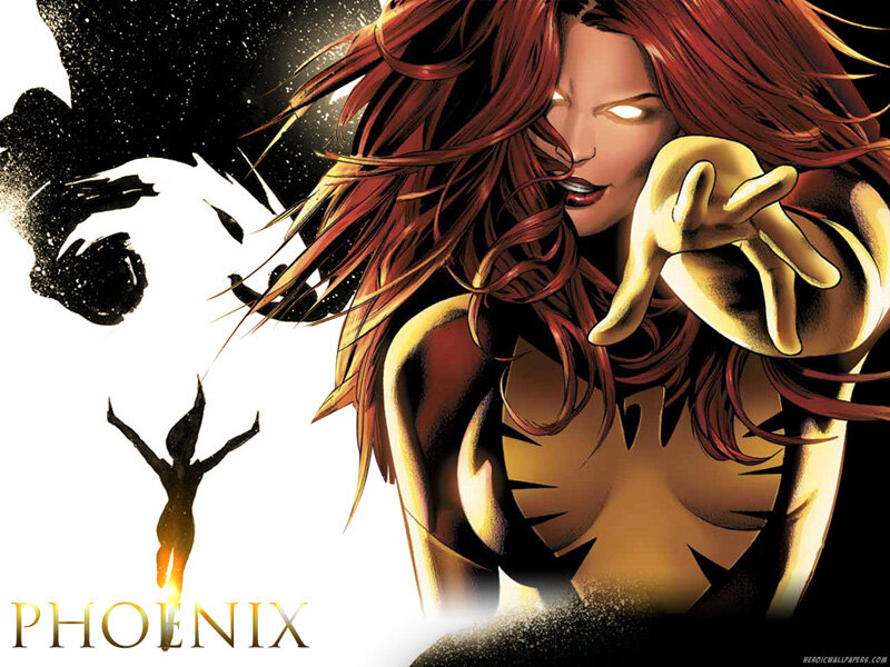 Woman with Red Hair — Dramatic, Comic, Superhero Costume