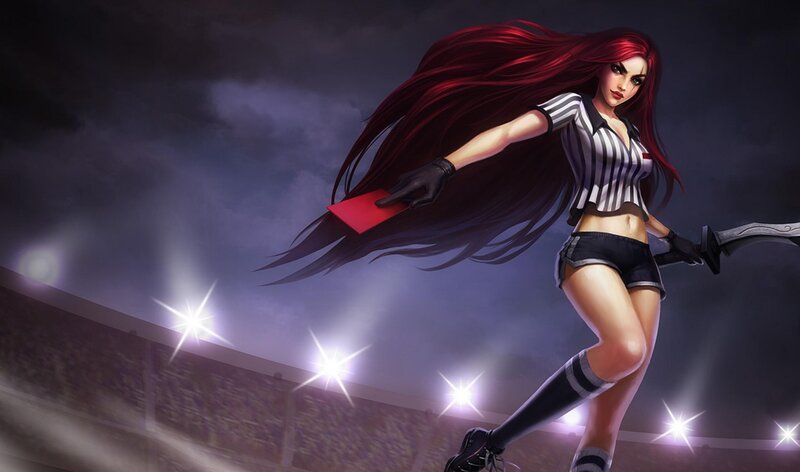 Woman with Red Hair — Dramatic, Night, Digital Art, Red Card