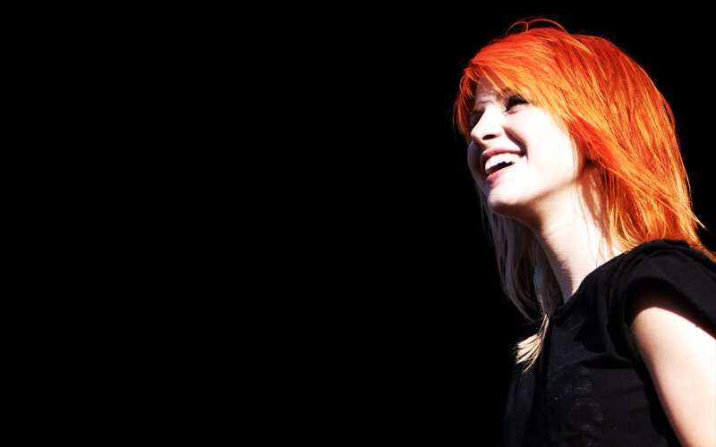 Woman with Red Hair — Dramatic, Photograph, Black Shirt