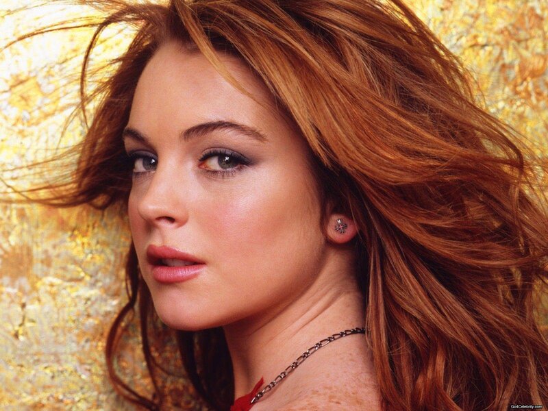 Woman with Red Hair — Dramatic, Photograph, Earring, Necklace, Makeup