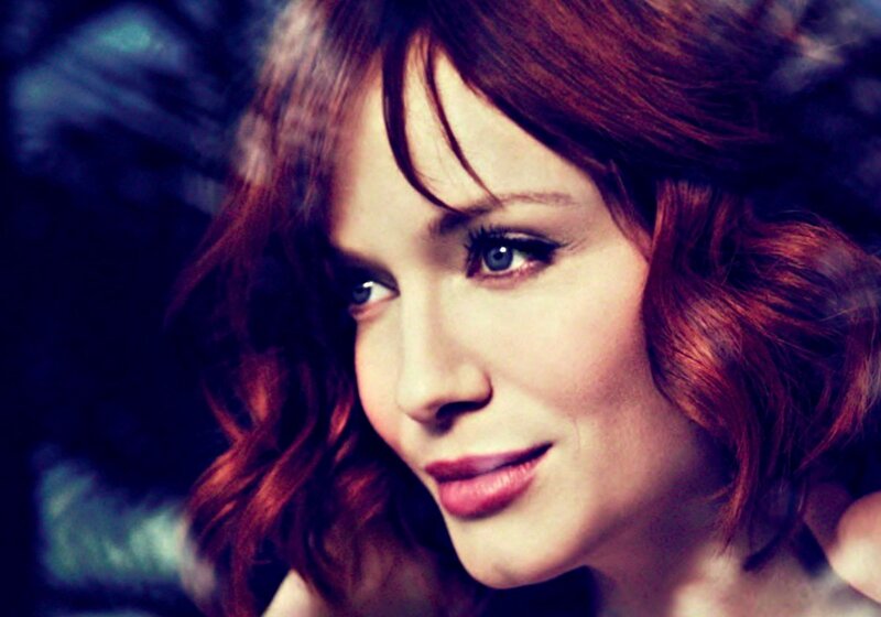 Woman with Red Hair — Dramatic, Photograph, Eyes, Smile