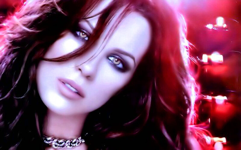 Woman with Red Hair — Dramatic, Photograph, Necklace
