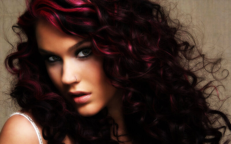 Woman with Red Hair — Dramatic, Photograph, Nose Ring