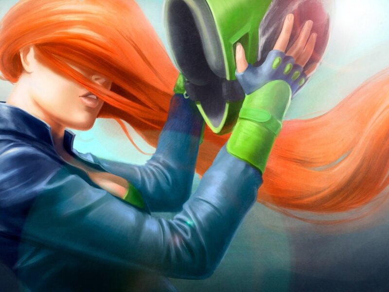 Woman with Red Hair — Dynamic
