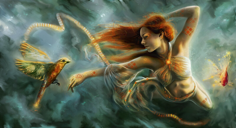 Woman with Red Hair — Ethereal