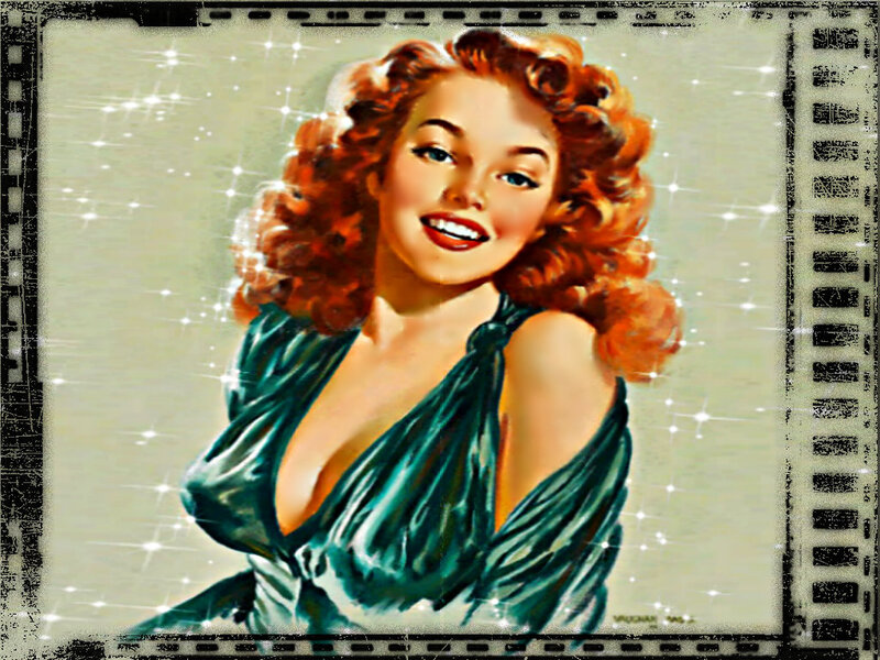 Woman with Red Hair — Glamorous