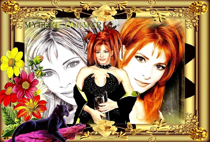 Woman with Red Hair — Gold, Dramatic