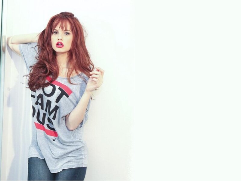 Woman with Red Hair — Gray, Confident