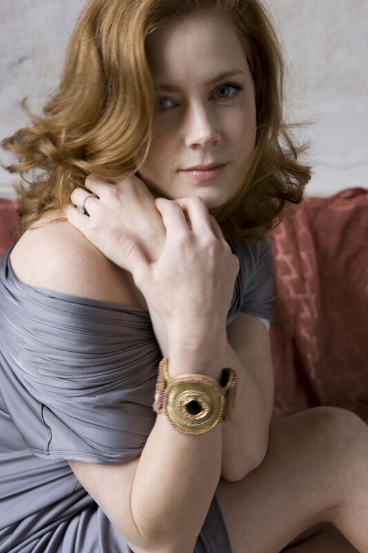 Woman with Red Hair — Gray, Contemplative, Photograph, Ring