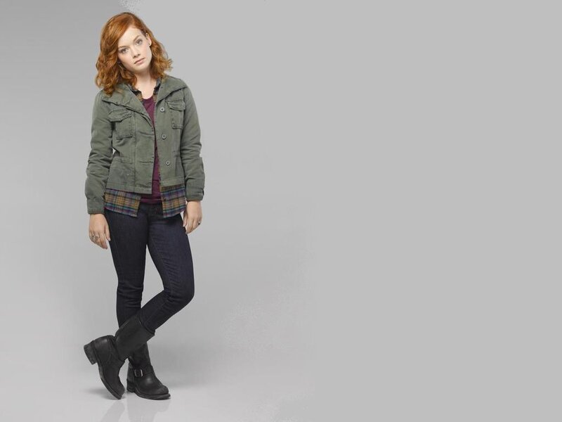 Woman with Red Hair — Gray, Neutral