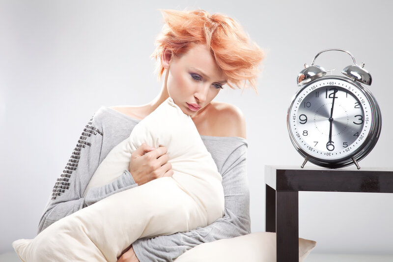 Woman with Red Hair — Gray, Restful