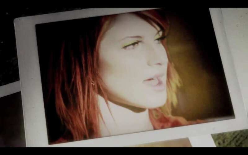 woman with red hair in photo