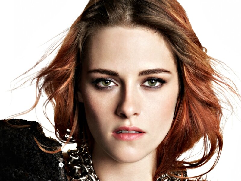 Woman with Red Hair — Intense, Photograph, Black Top