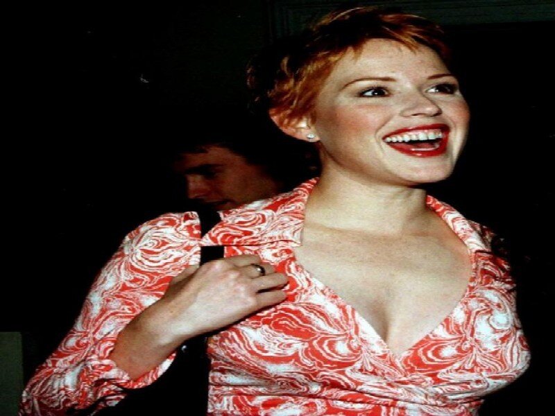 Woman with Red Hair — Joyful