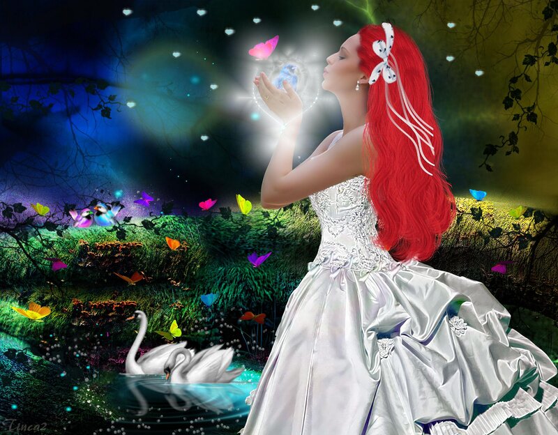 Woman with Red Hair — Magical